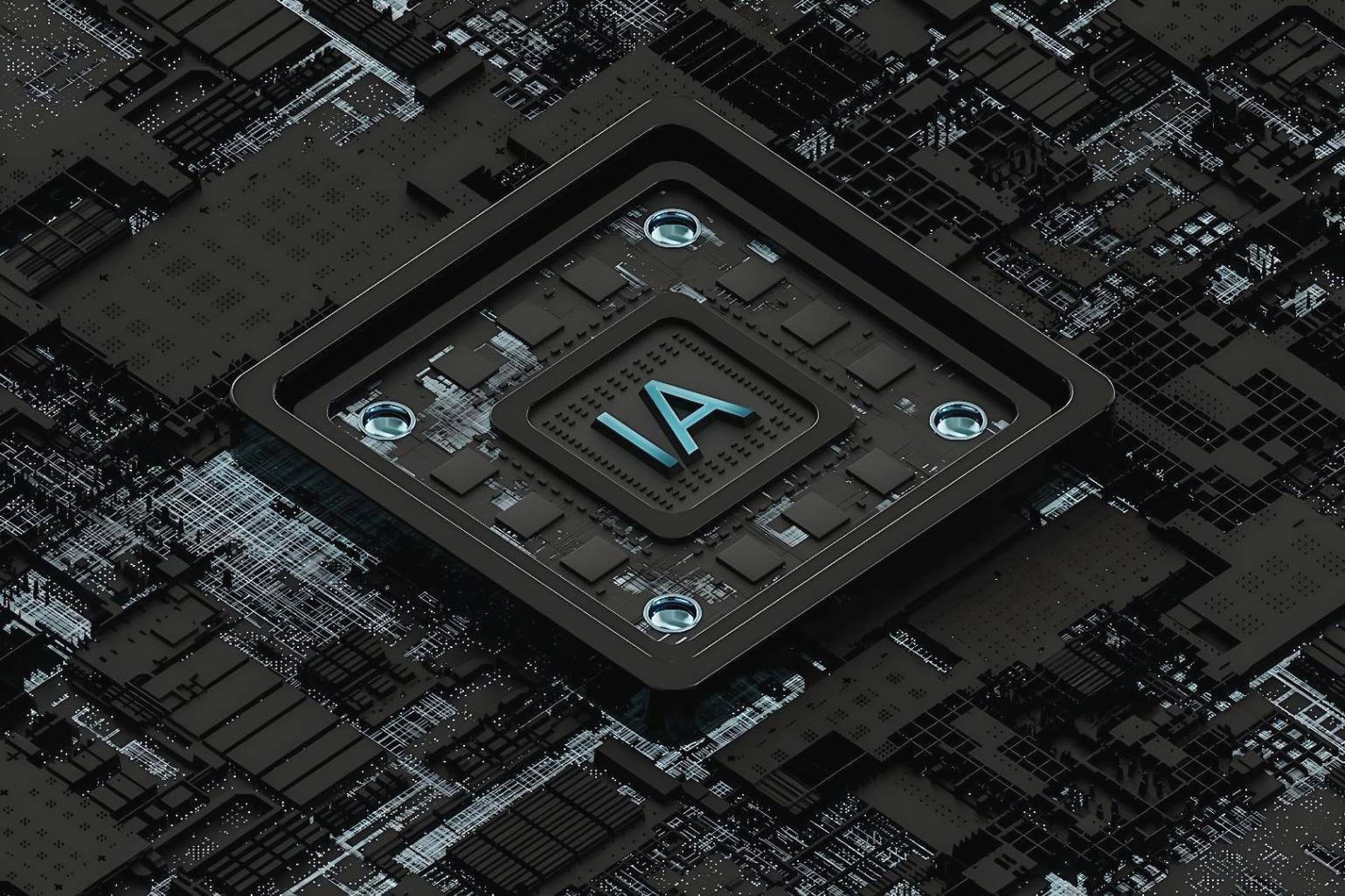 Complex monitoring interface displaying multiple AI performance indicators and predictive analytics