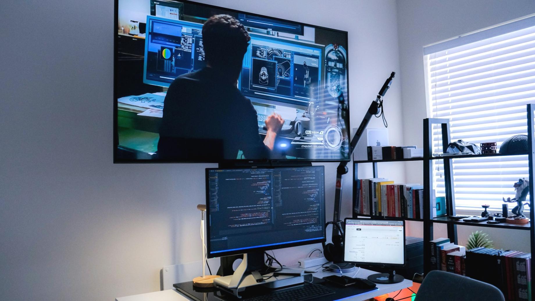Business intelligence dashboard showing AI ROI metrics and performance trends